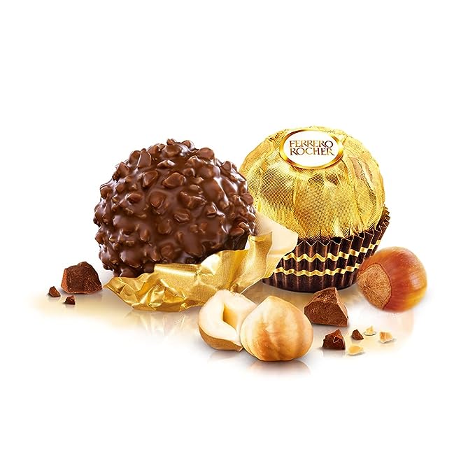 Ferrero Rocher, Exquisite Hazelnut and Milk Chocolate Premium Gift Box, 16 pieces (200 g) - Image 2