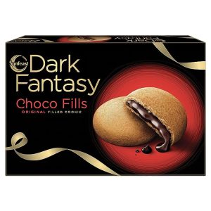Sunfeast Dark Fantasy Choco Fills, 300g, Original Filled Cookies with Choco Crème